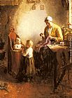 A Family in an Interior by Bernard de Hoog